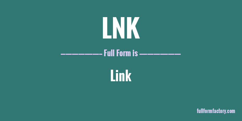 lnk-full-form
