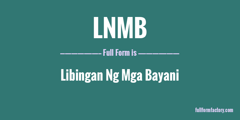 lnmb-full-form