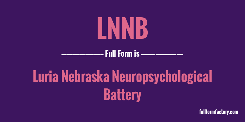 lnnb-full-form