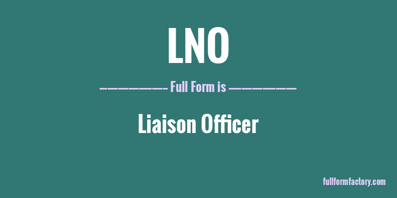 lno-full-form