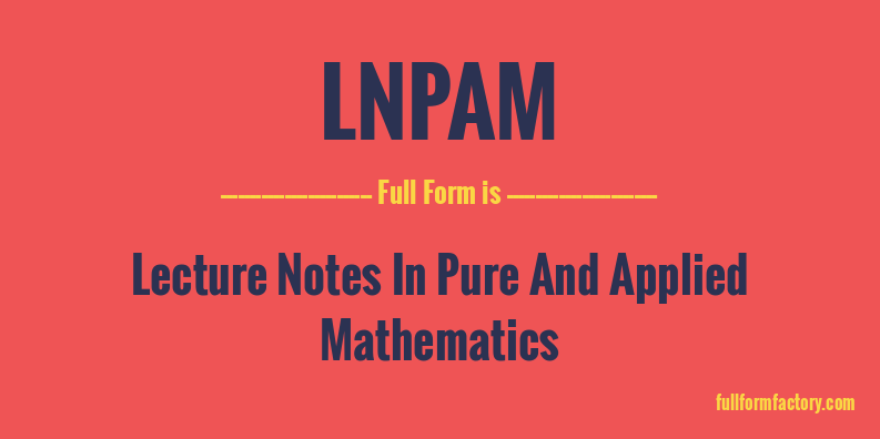 lnpam-full-form