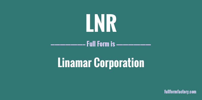 lnr-full-form