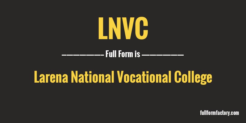 lnvc-full-form