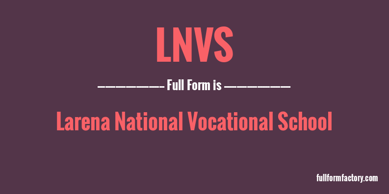 lnvs-full-form