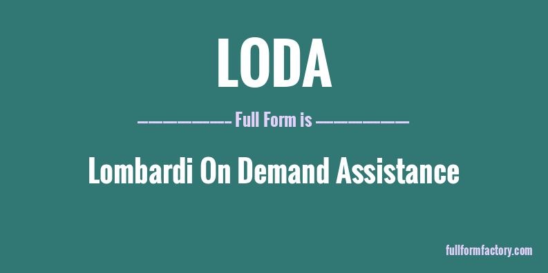loda-full-form