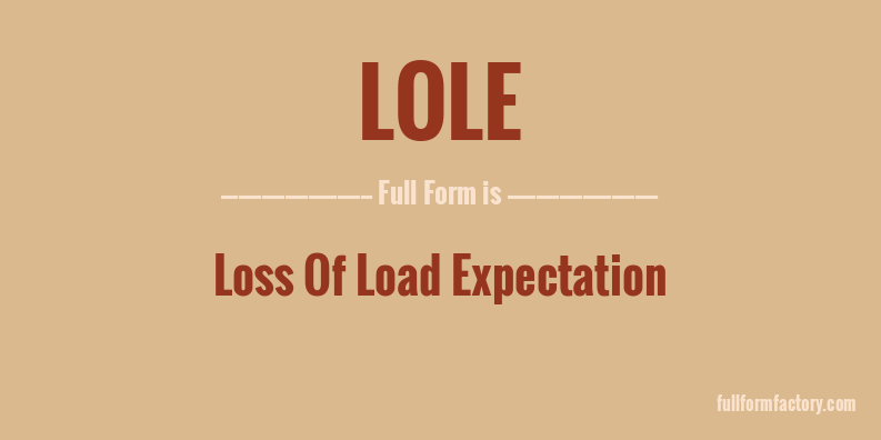 lole-full-form