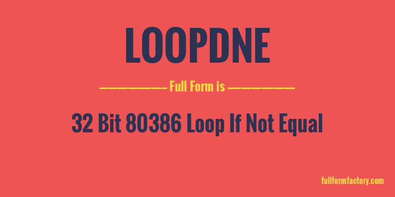 loopdne-full-form