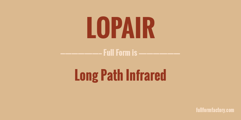 lopair-full-form
