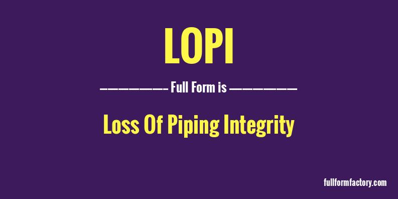 lopi-full-form
