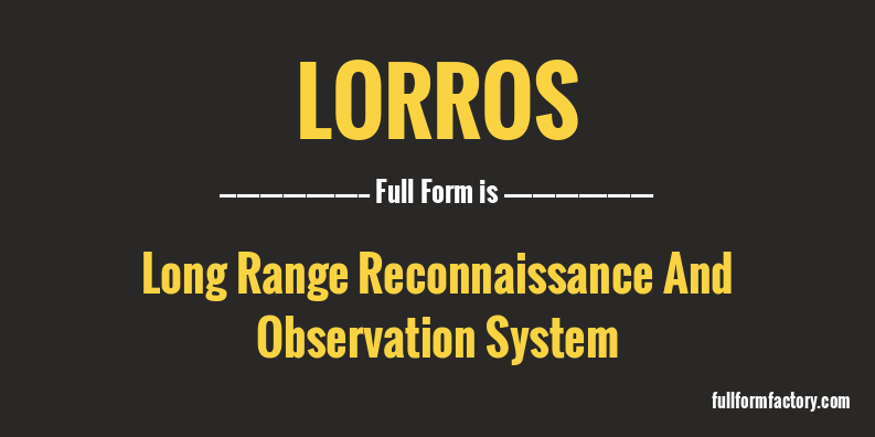 lorros-full-form