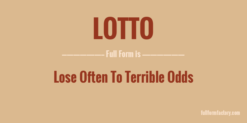lotto-full-form