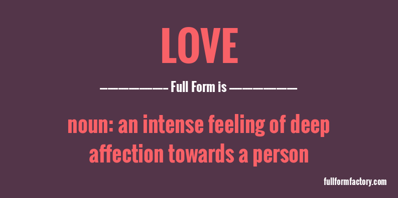 love-full-form
