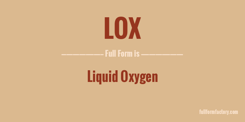 lox-full-form