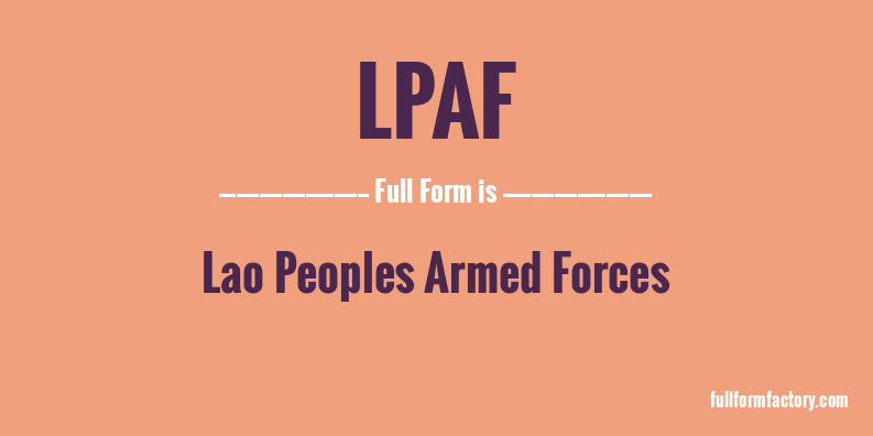 lpaf-full-form