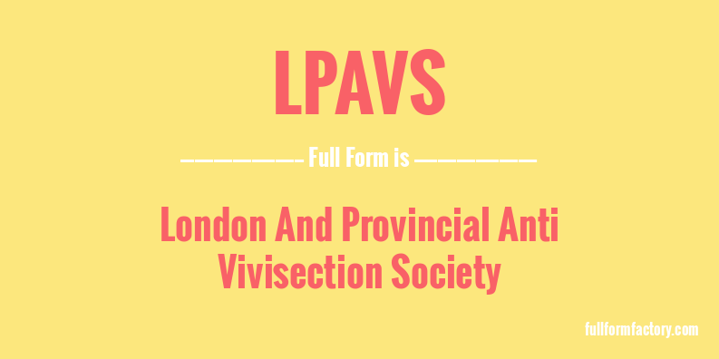 lpavs-full-form