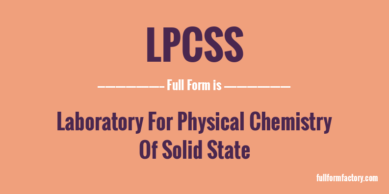 lpcss-full-form