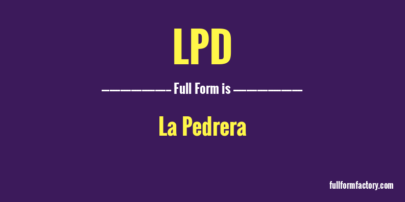 lpd-full-form