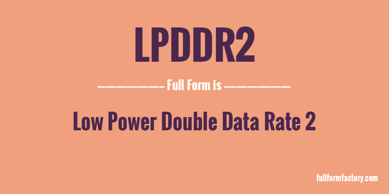lpddr2-full-form