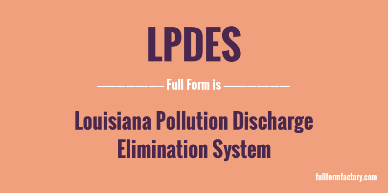 lpdes-full-form