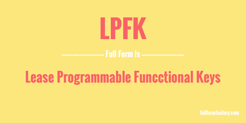 lpfk-full-form
