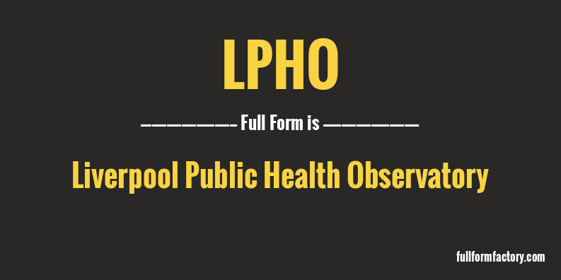 lpho-full-form