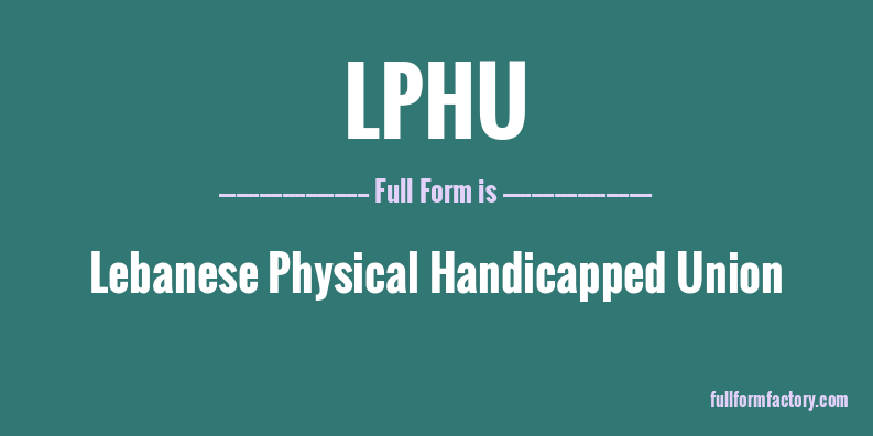 lphu-full-form