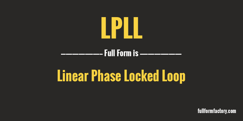 lpll-full-form