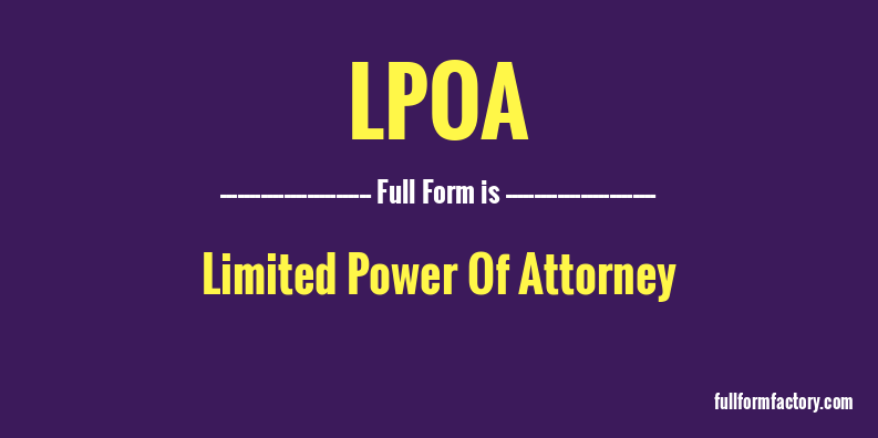 lpoa-full-form