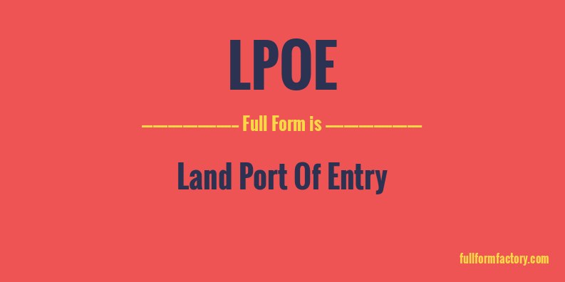 lpoe-full-form