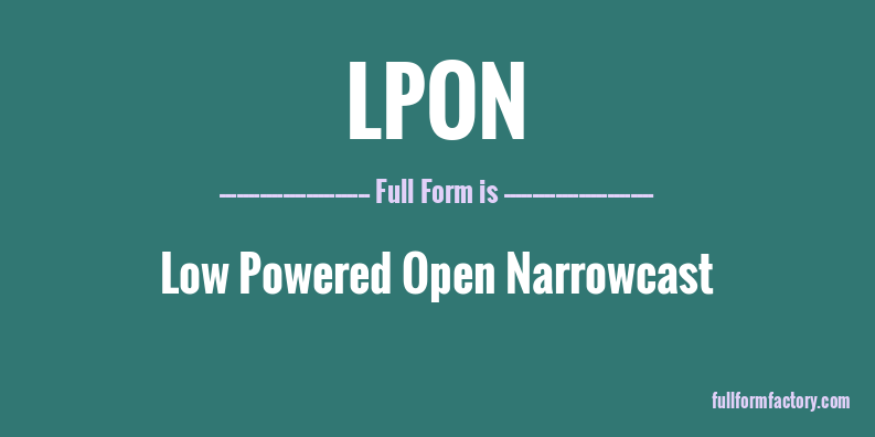 lpon-full-form