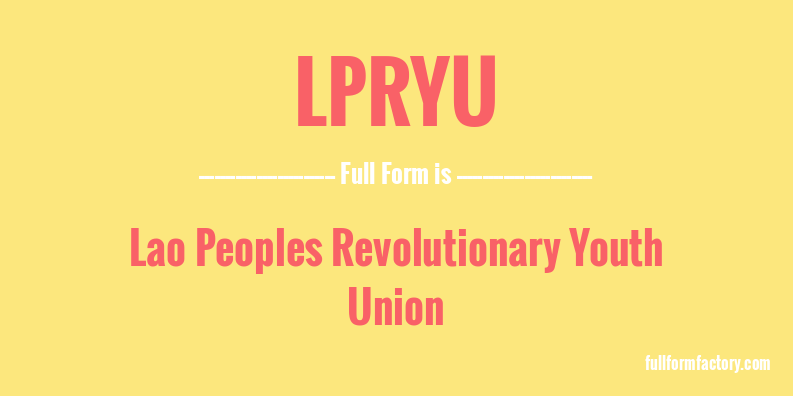 lpryu-full-form