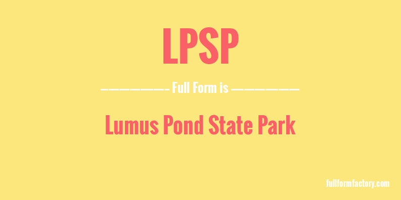 lpsp-full-form