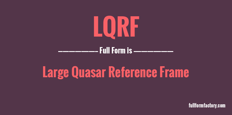 lqrf-full-form