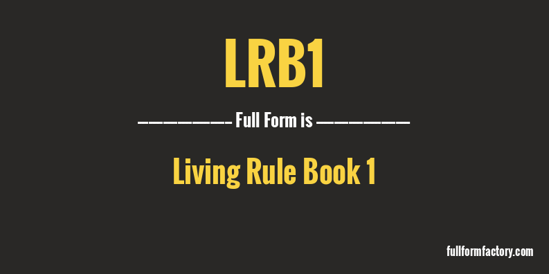 lrb1-full-form
