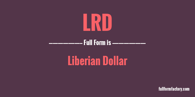 lrd-full-form
