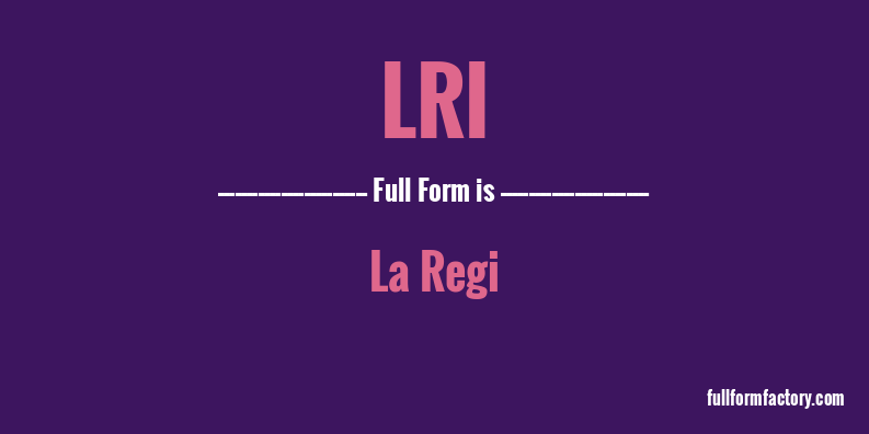 lri-full-form
