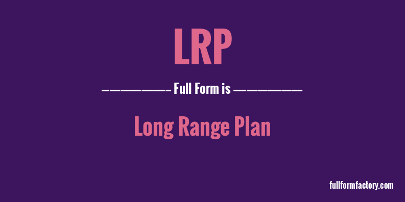 lrp-full-form