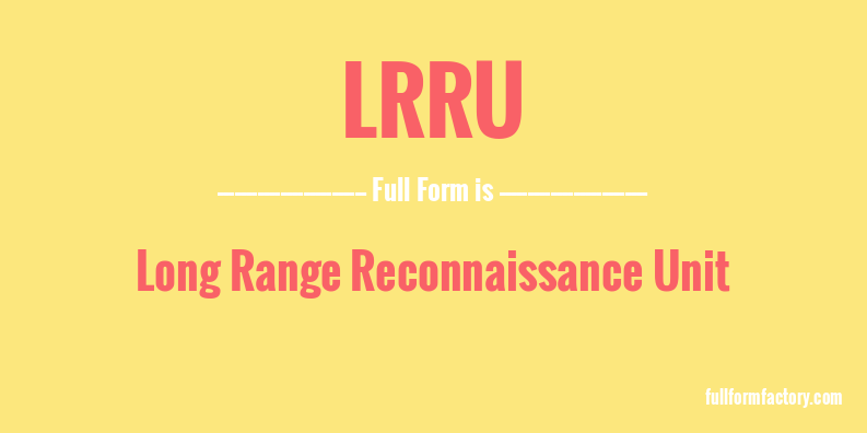 lrru-full-form