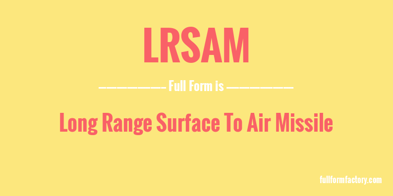 lrsam-full-form