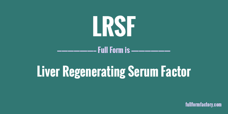 lrsf-full-form
