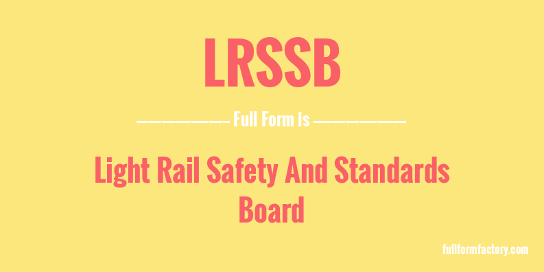 lrssb-full-form