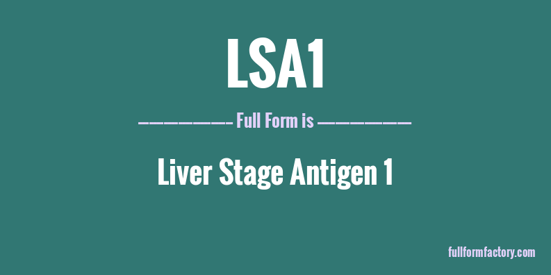 lsa1-full-form