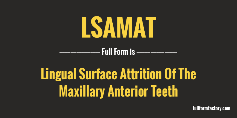 lsamat-full-form