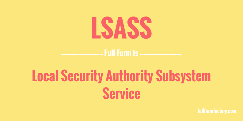 lsass-full-form