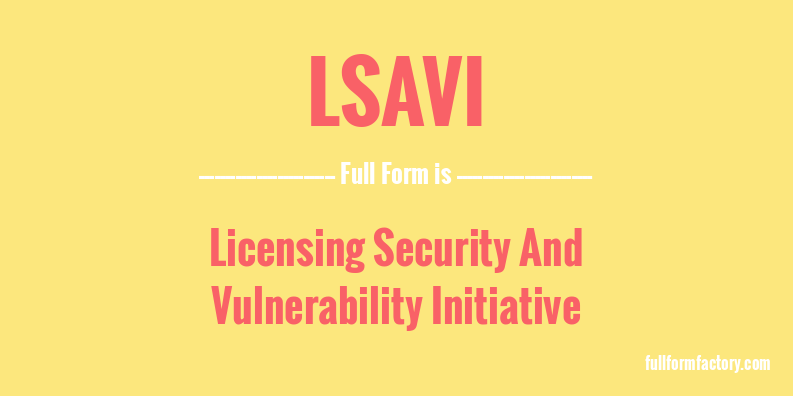 lsavi-full-form