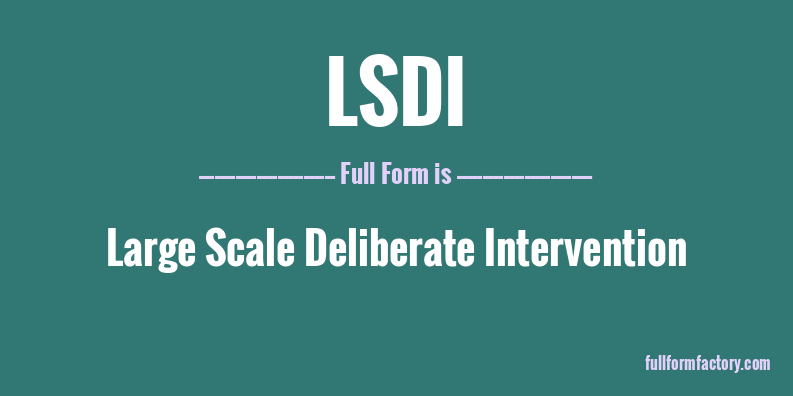 lsdi-full-form