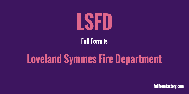 lsfd-full-form