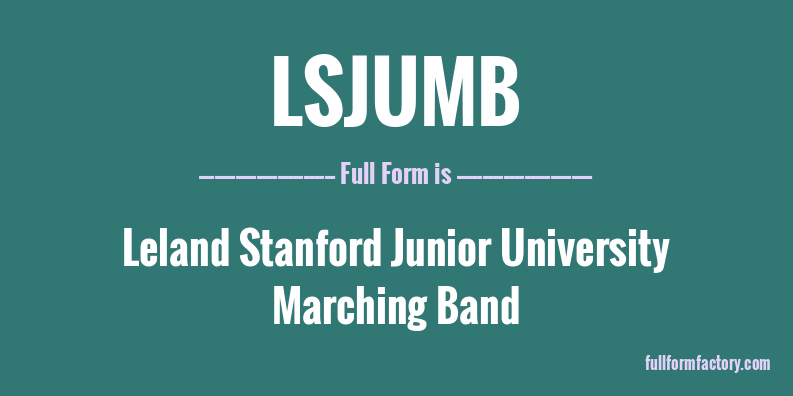 lsjumb-full-form