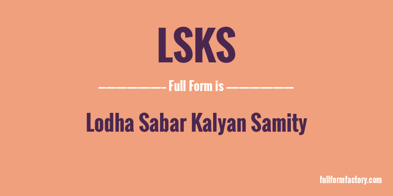 lsks-full-form