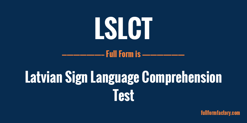 lslct-full-form
